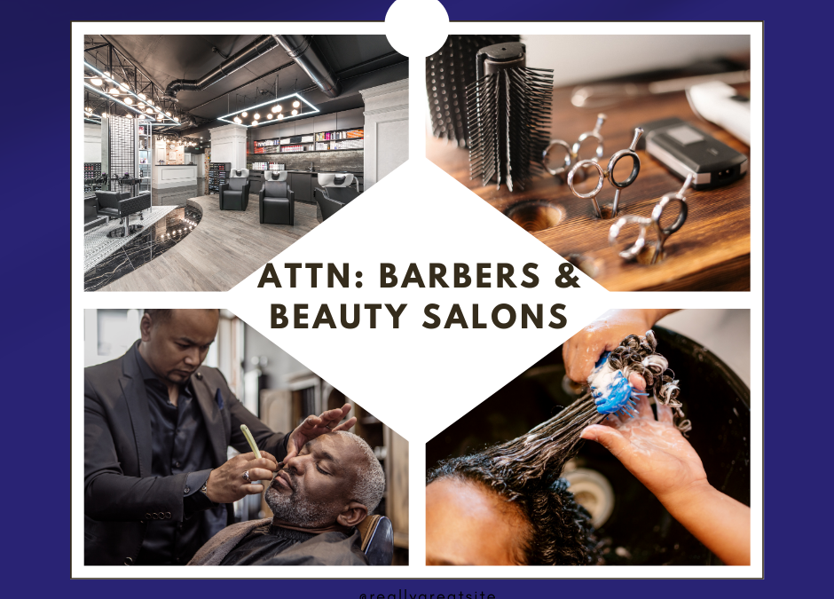 2024 DC Department of Health’s enforcement on new regulations affecting barber shops and salons. 