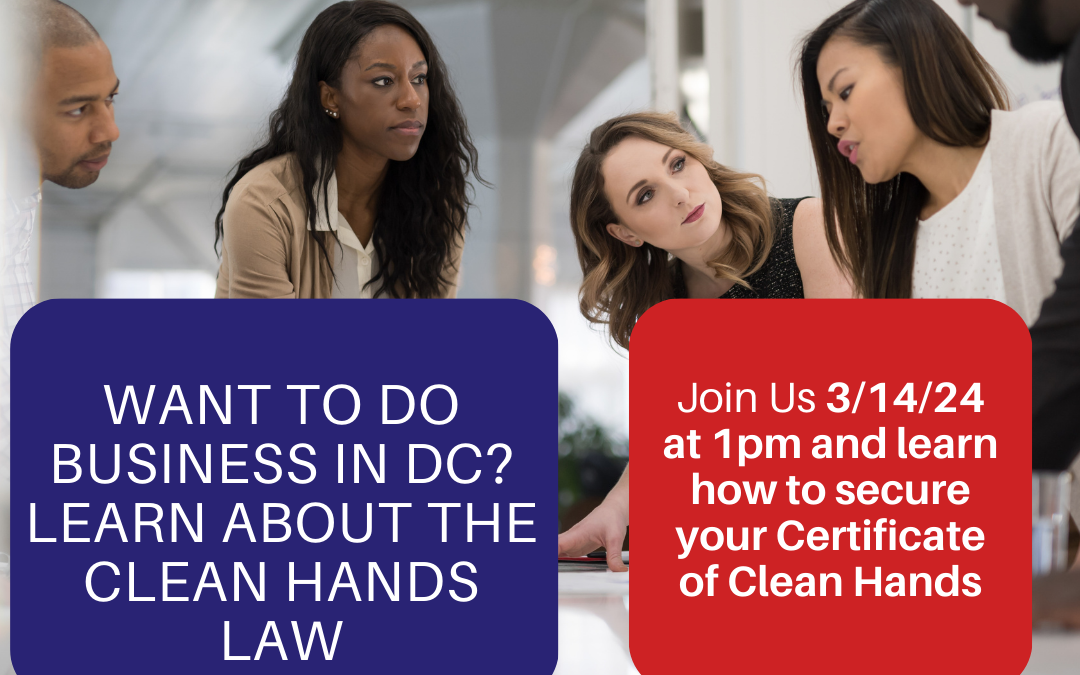 Learn About the Washington, DC Clean Hands Certificate